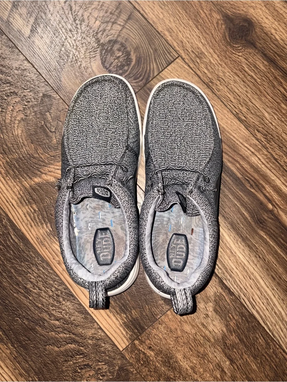 Hey Dude Women's Slip-On Knit Sneakers - Grey